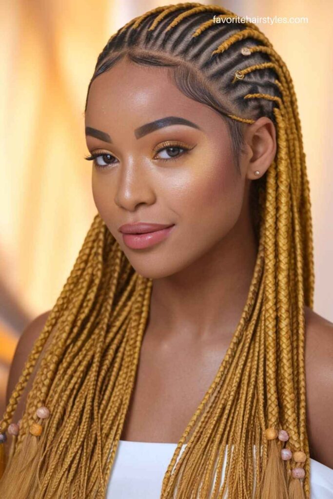 Classic Lemon Fulani Braids