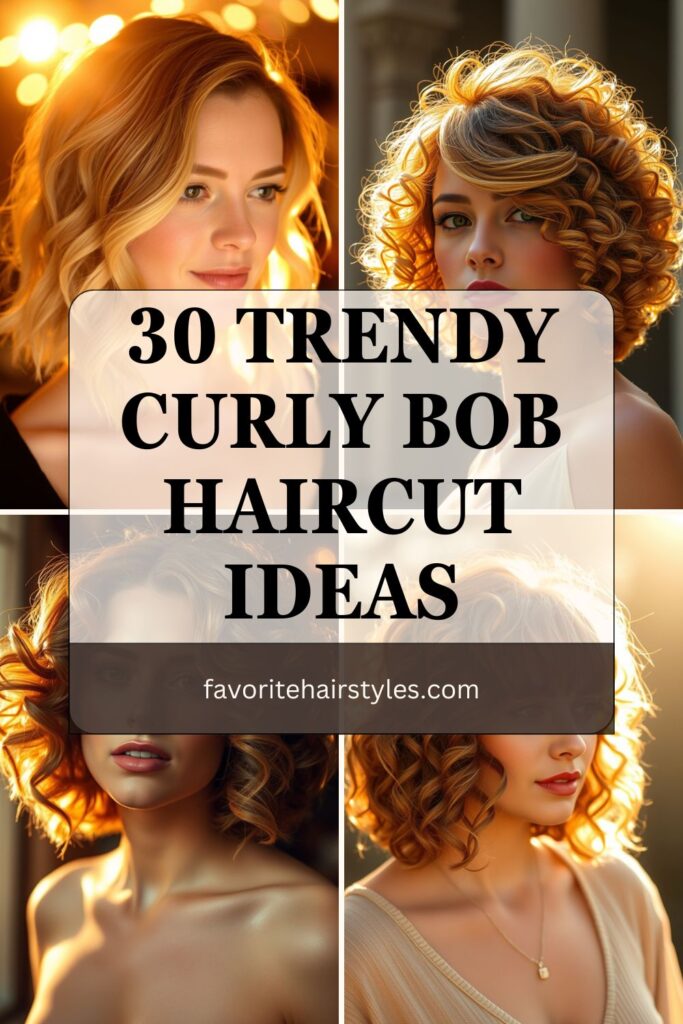 Curly Bob Haircut Ideas