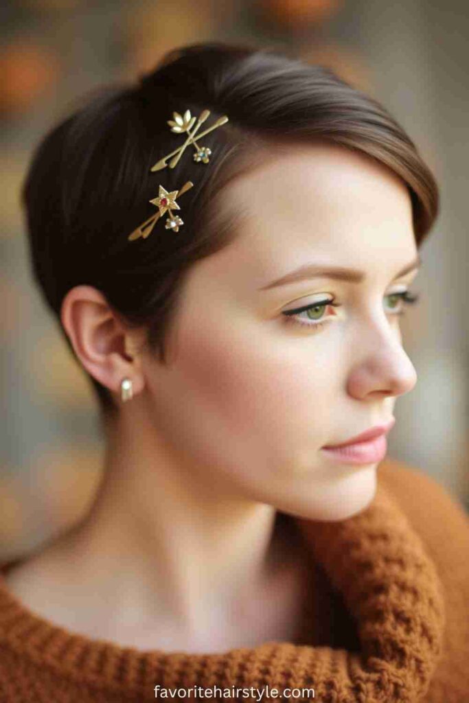 Decorative Bobby Pin Style