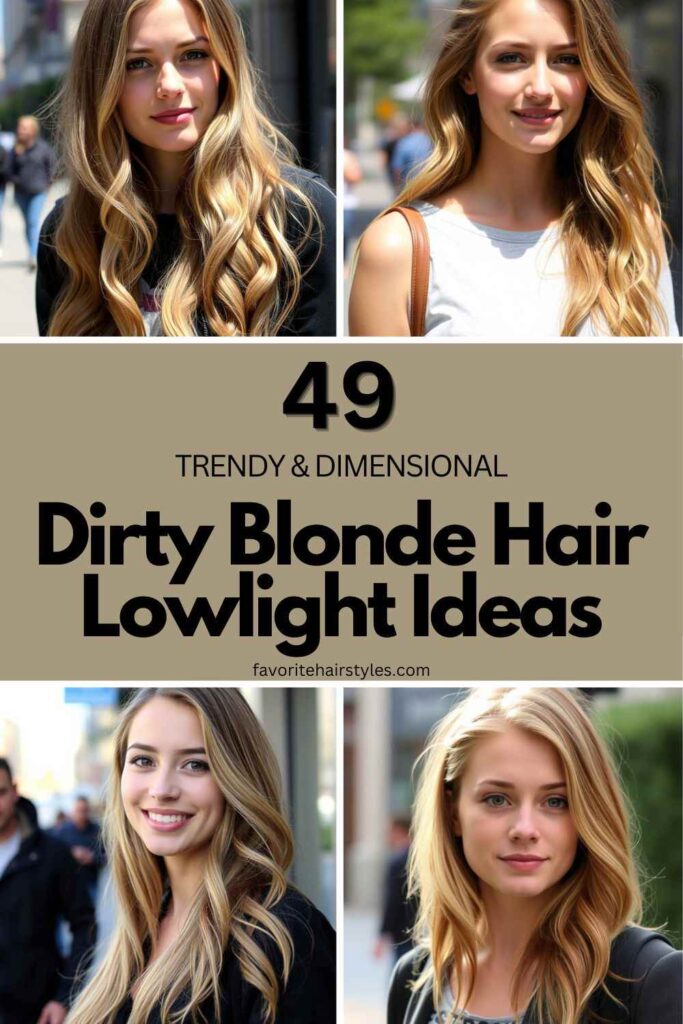 Dirty Blonde Hair Lowlight Ideas