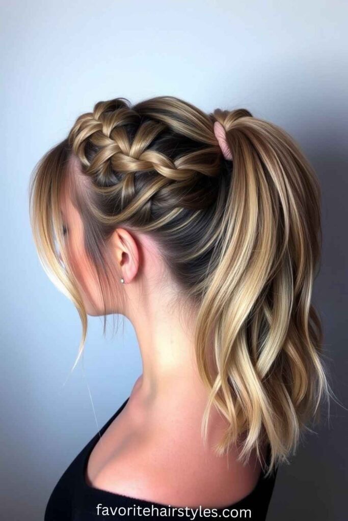 Dutch Braid Ponytail 