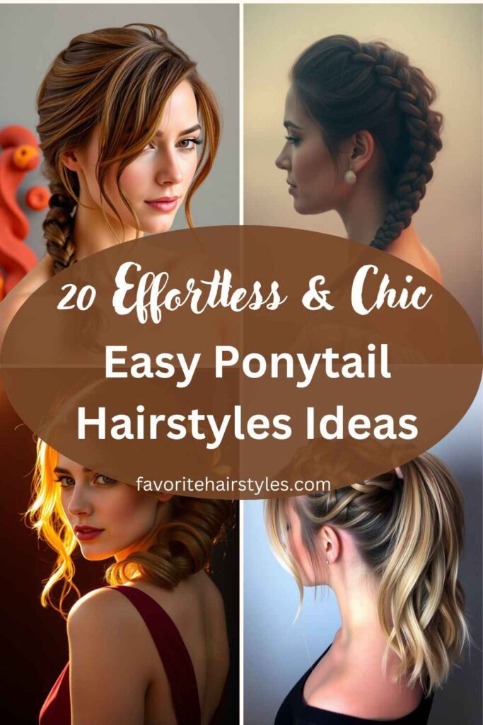 Easy Ponytail Hairstyles Ideas