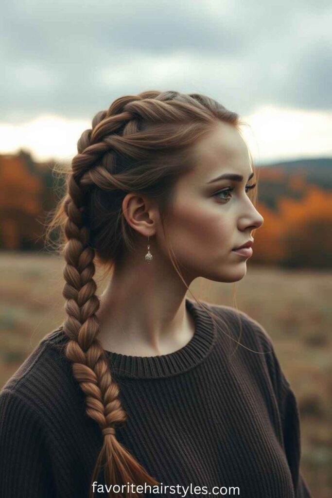 Feed-In Braided Ponytail