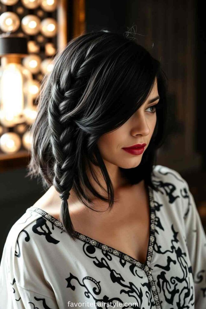 Fishtail Braid Bob