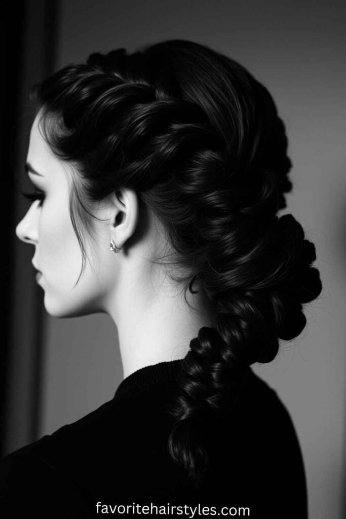 Fishtail Braided Updo