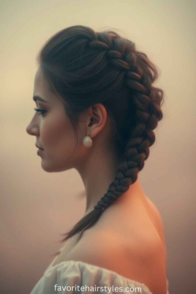 French Braid Ponytail