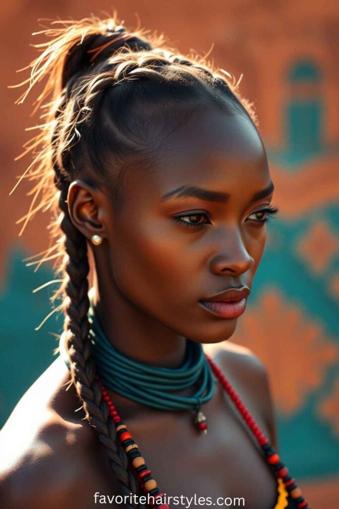 Fulani Braided Ponytail