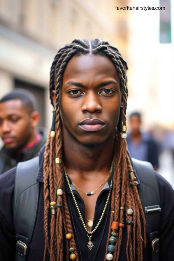 Fulani Braids with Beads