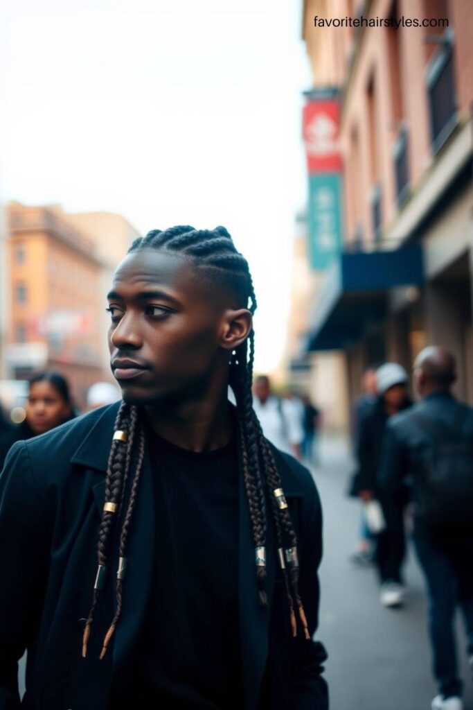 Fulani Braids with Undercut