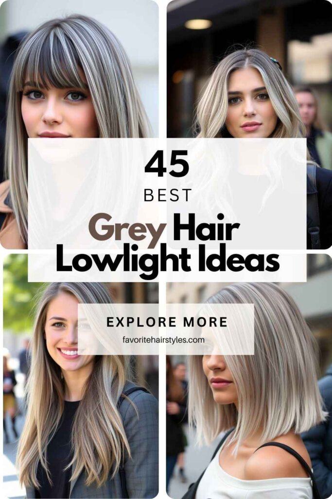 Grey Hair Lowlight Ideas