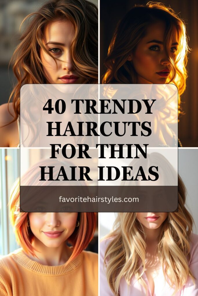 Haircuts For Thin Hair Ideas