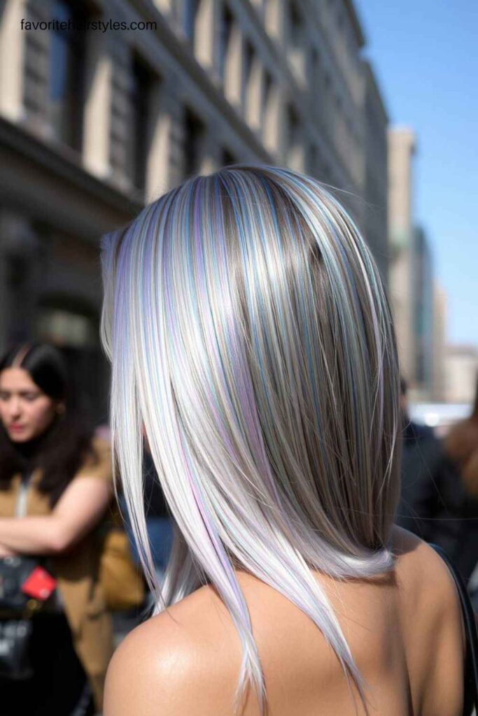 Holographic & Metallic Hair