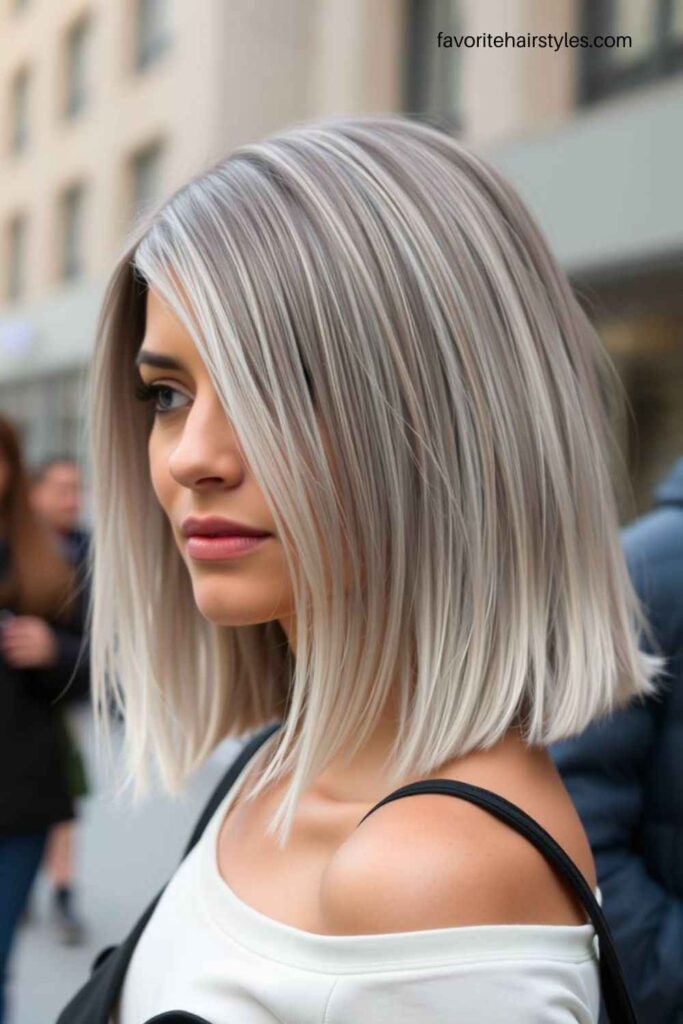 Icy Platinum Streaks