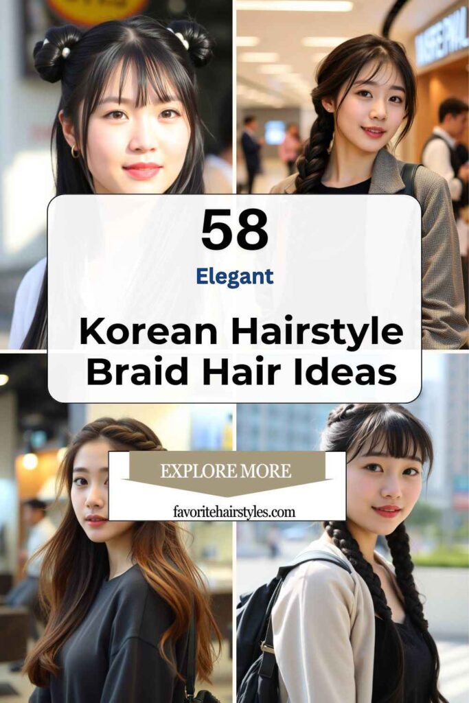 Korean Hairstyle Braid Hair Ideas