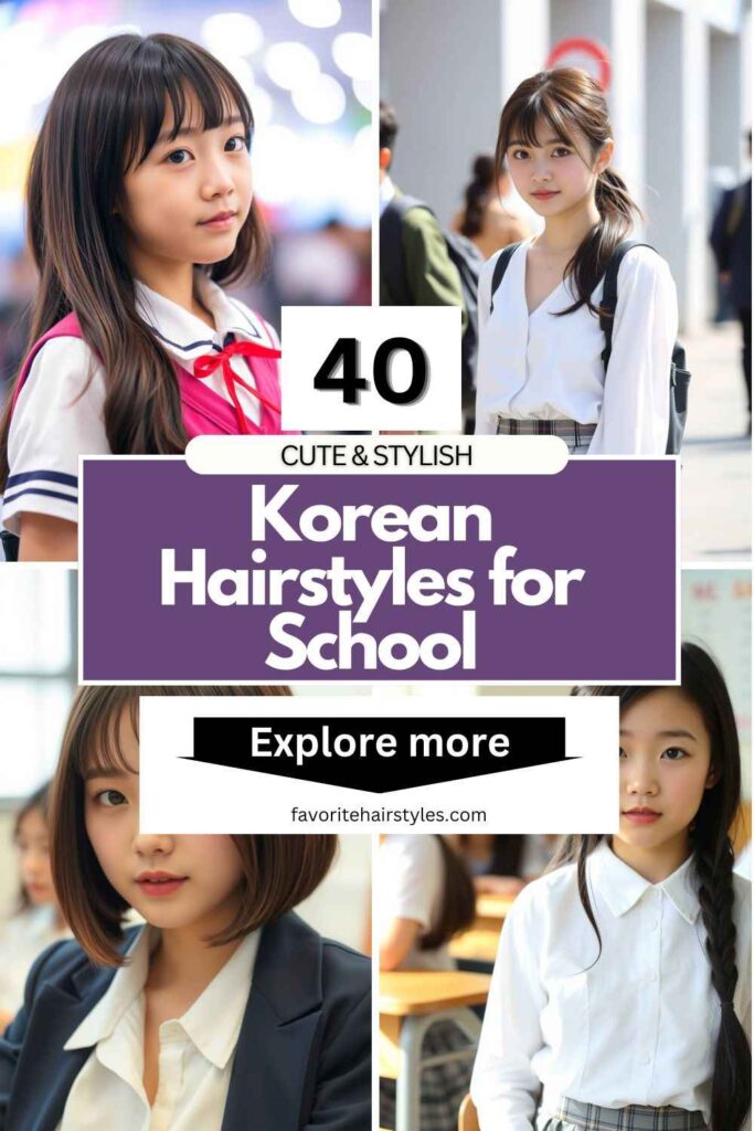 Korean Hairstyles for School