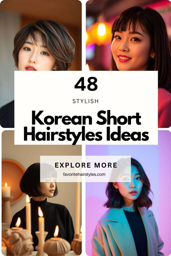 Korean Short Hairstyles Ideas