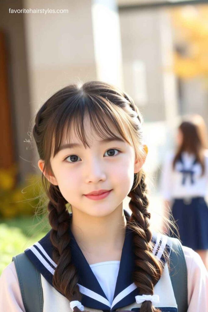 Korean-Style Twin Braids