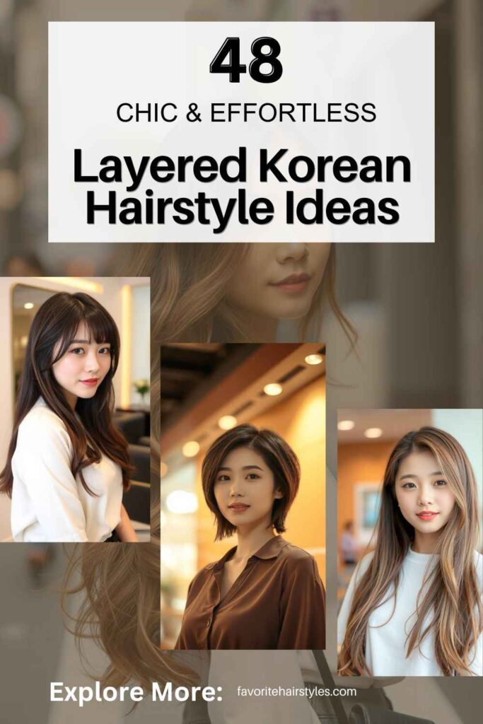 Layered Korean Hairstyle Ideas