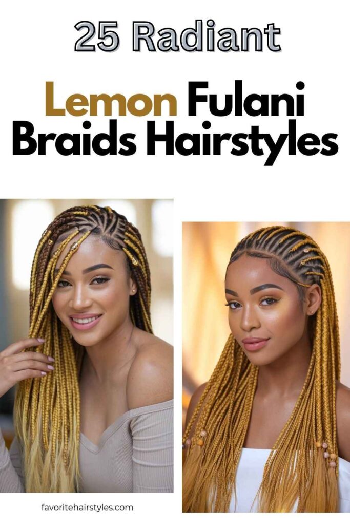 Lemon Fulani Braids Hairstyles