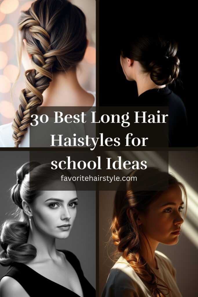 Long Hair Haistyles for school Ideas