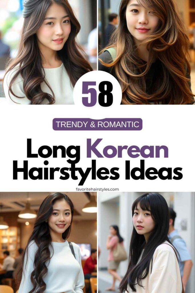 Long Korean Hairstyles Ideas