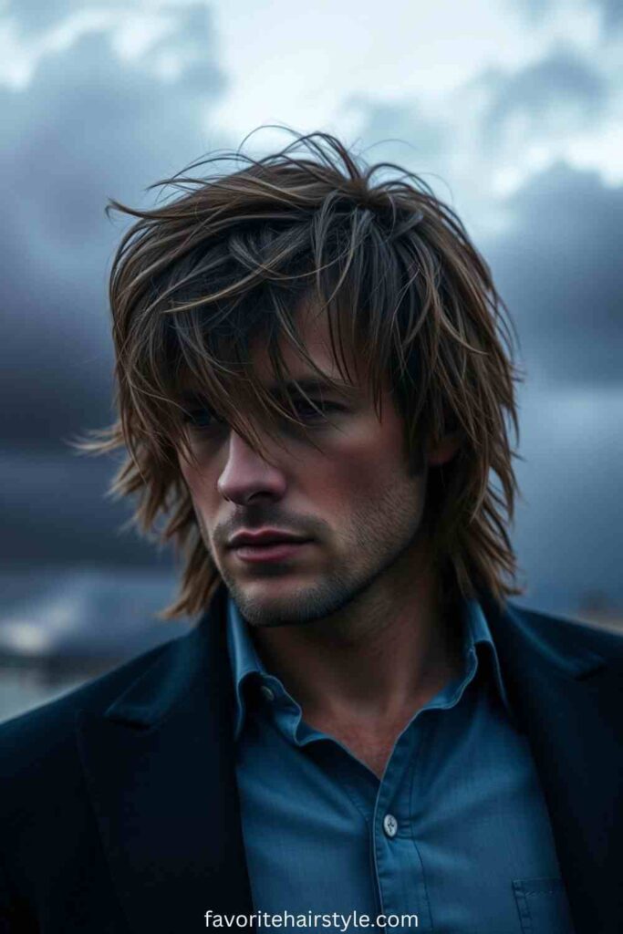 Men's Longer Haircuts For Thin Hair Ideas Long Shag Haircut