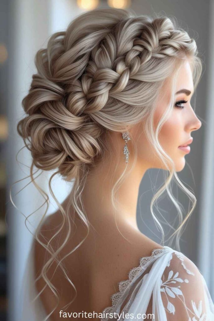 Loose Braided Updo