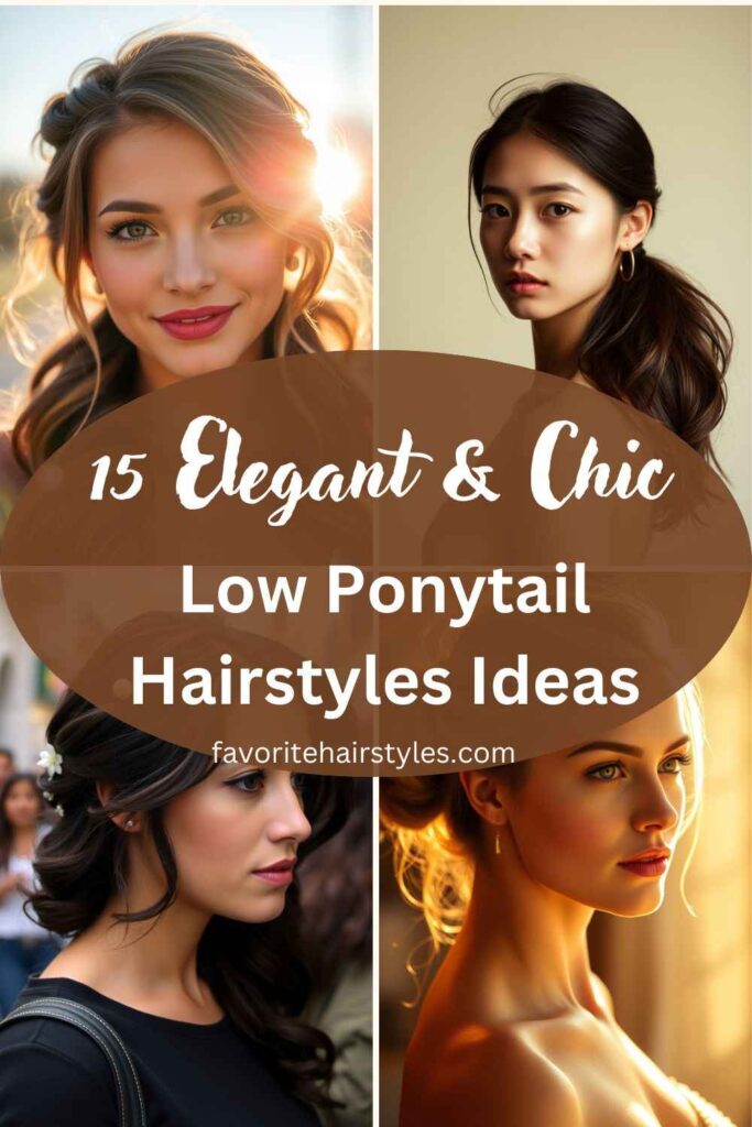 Low Ponytail Hairstyles Ideas