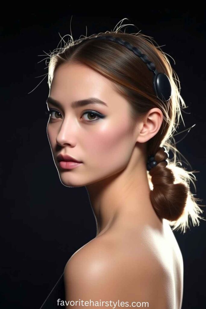 Low Ponytail with Accessories