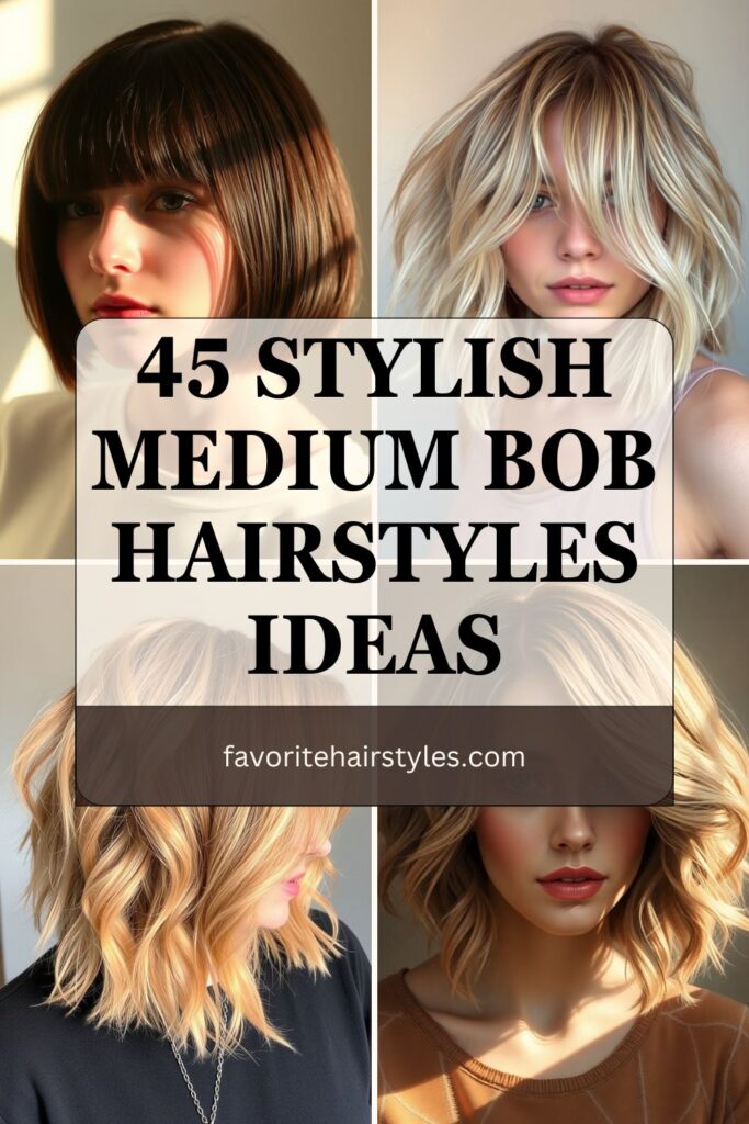 Medium Bob Hairstyles Ideas