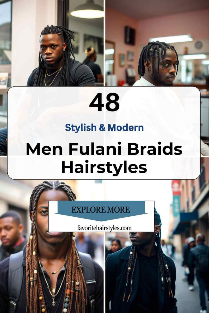 Men Fulani Braids Hairstyles