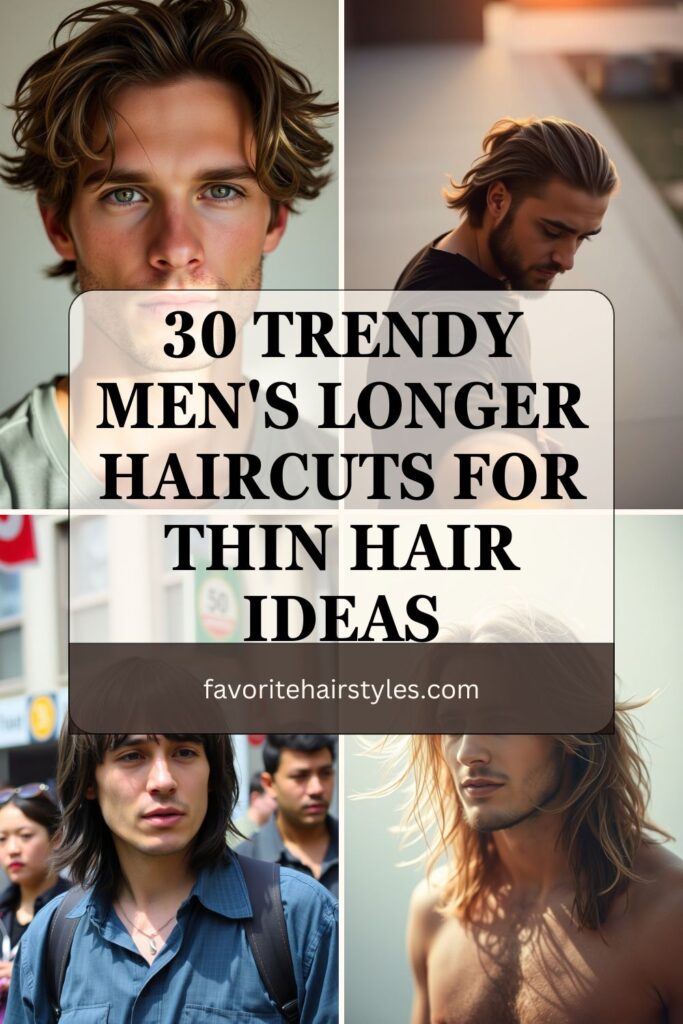 Men's Longer Haircuts For Thin Hair Ideas