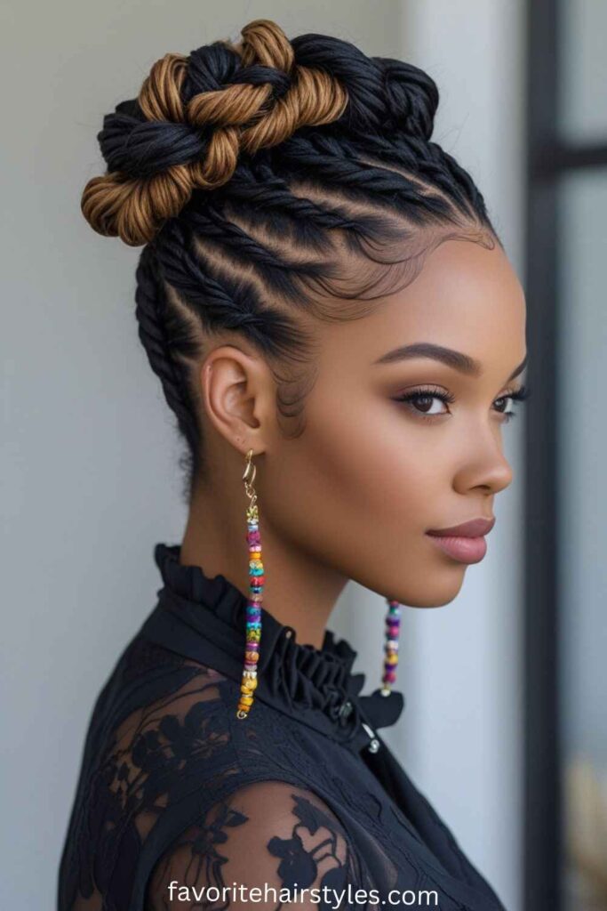 Passion Twist Hairstyles Ideas Passion Twists in a High Bun