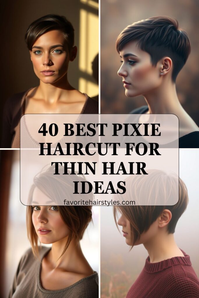 Pixie Haircut For Thin Hair Ideas