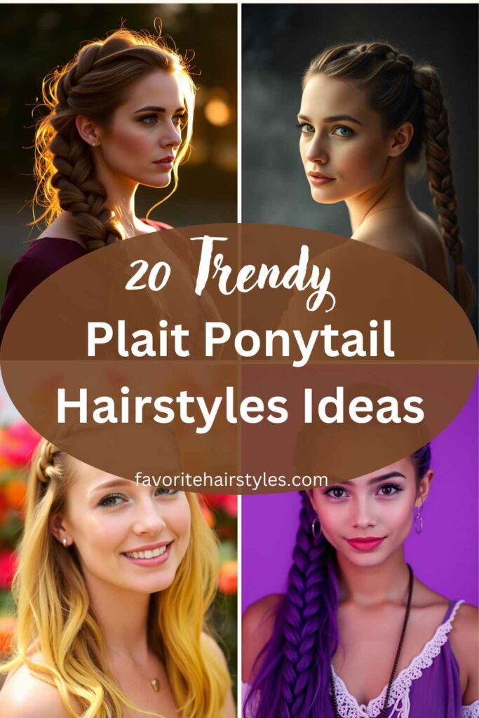 Plait Ponytail Hairstyles Ideas