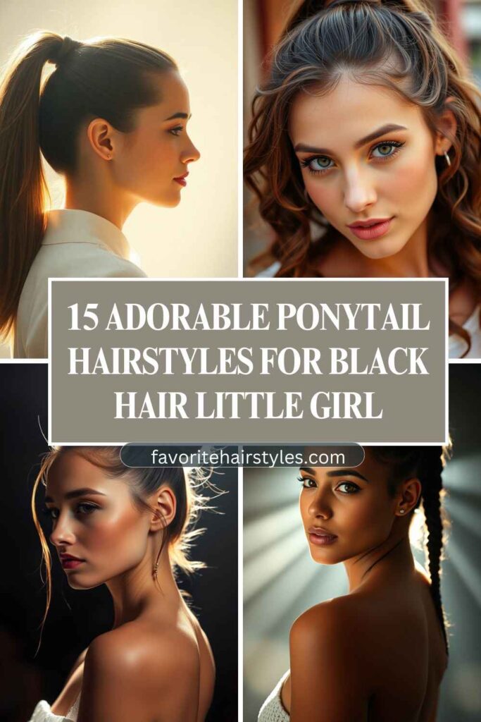 Ponytail Hairstyles For Black Hair Little Girl