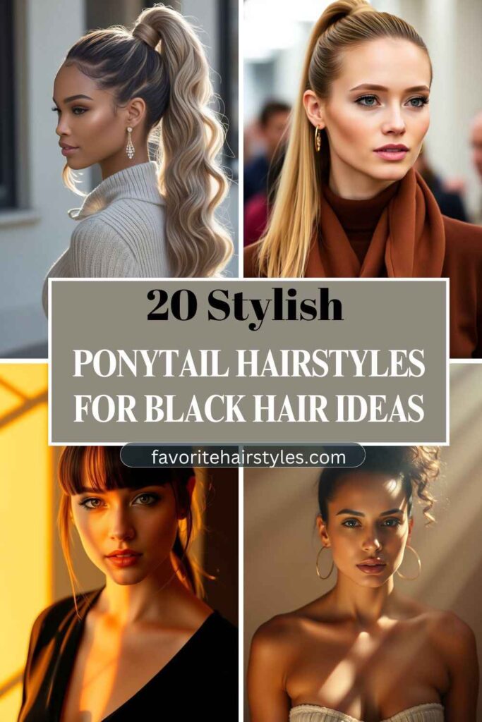 Ponytail Hairstyles for Black Hair Ideas