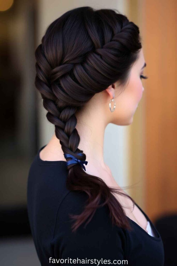 Rope Braid Ponytail