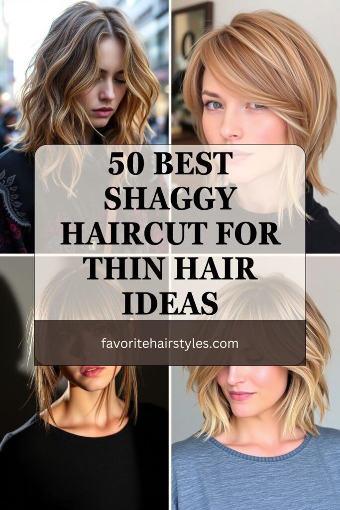 Shaggy Haircut For Thin Hair Ideas