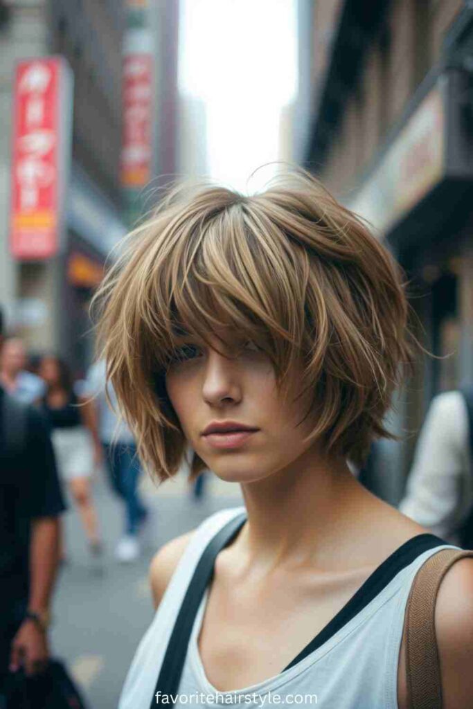 Shaggy Haircut For Thin Hair Ideas Short Shaggy Bob