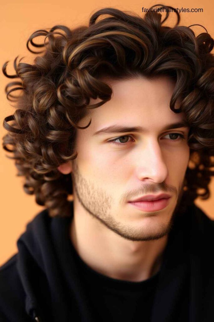 Shoulder-Length Curly Hair