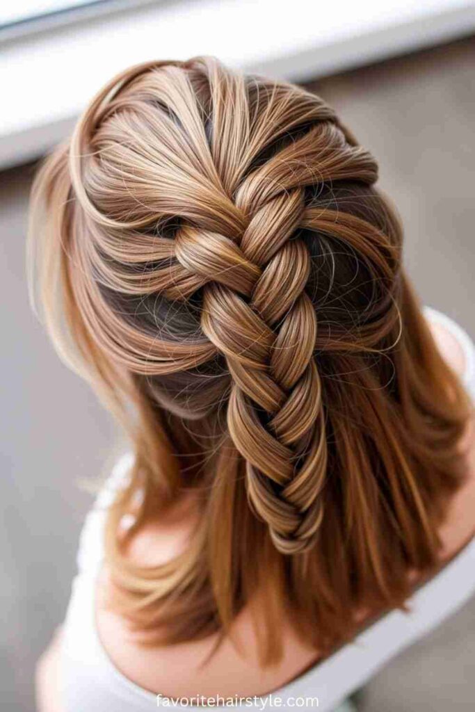 Side-Swept Fishtail Braid