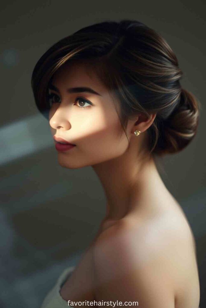 Side Swept Updo