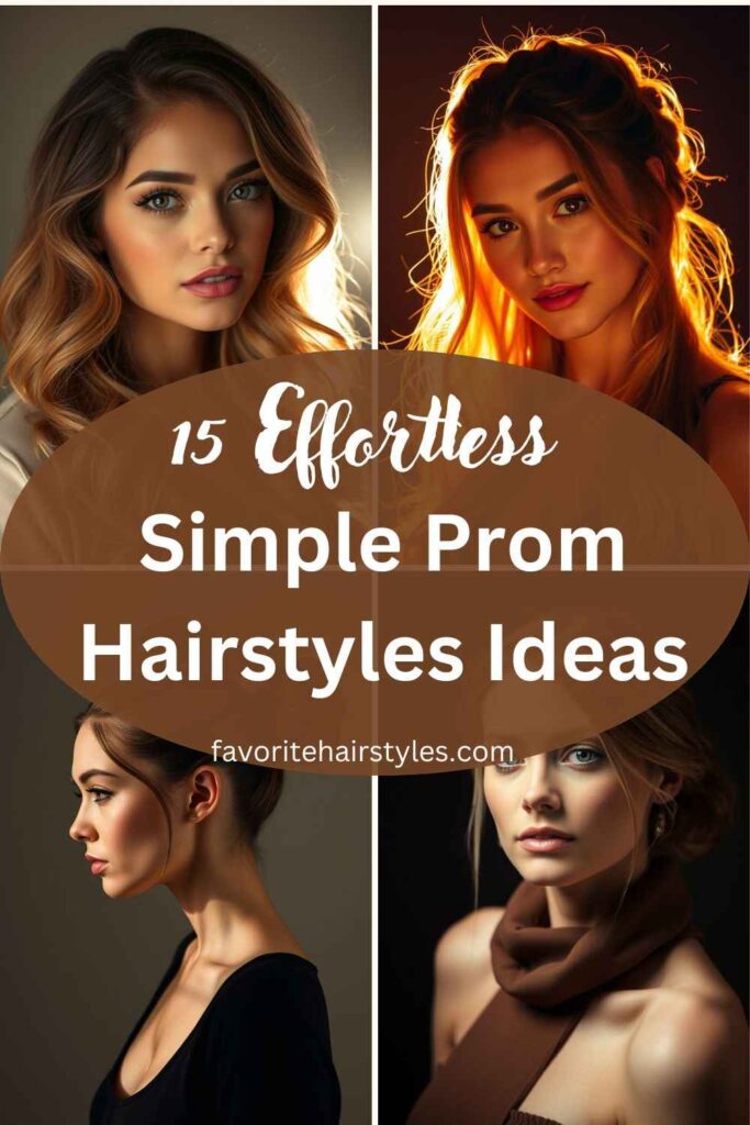 Simple Prom Hairstyles Ideas