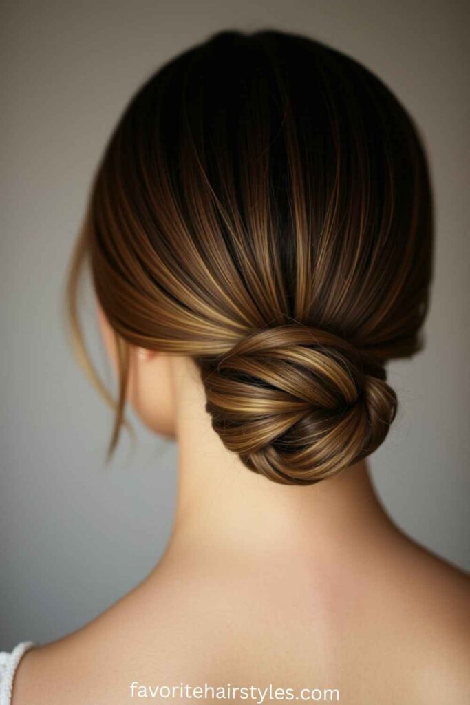 Sleek Low Bun 