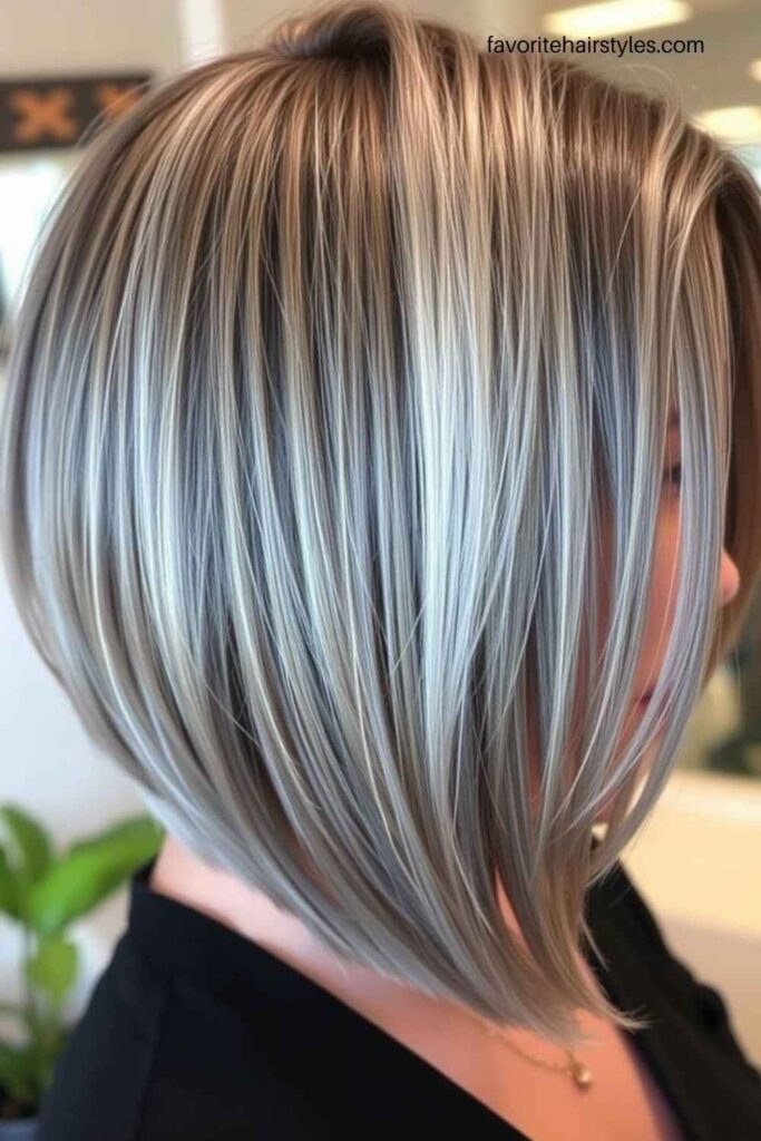 Smoky Silver Lowlights for a Seamless Blend