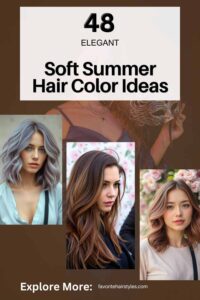 48 Elegant Soft Summer Hair Color Ideas - Favorite Hair Styles Trendy