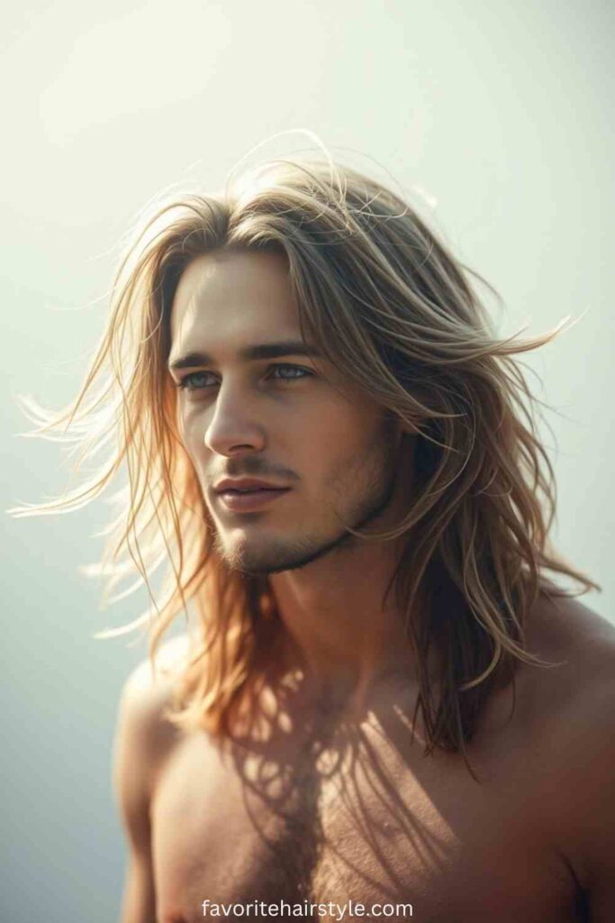 Surfer-Inspired Long Hair