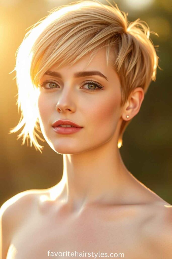 Short Hairstyles For Women Over 60 With Thick Hair Tapered Short Haircut