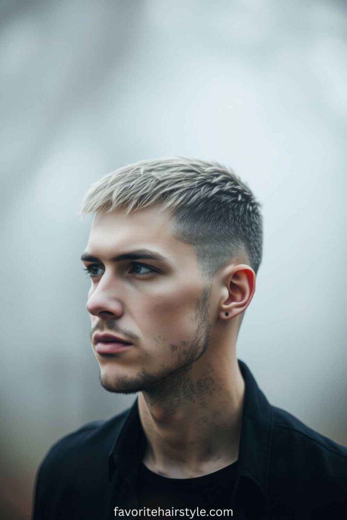 Men's Short Haircut Thin Hair Ideas Textured Crop